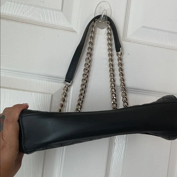 kate spade Black Quilted Adjustable Gold Chain-Strap Shoulder Bag - Picture 4 of 10